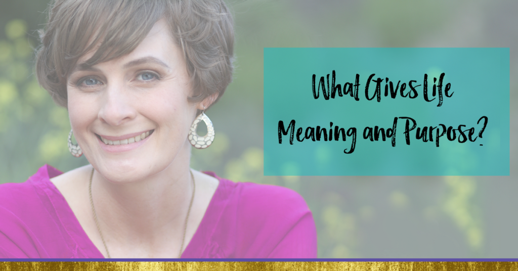 What Gives Life Meaning And Purpose